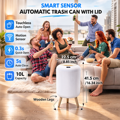 LYONZA Touchless Trash Can
